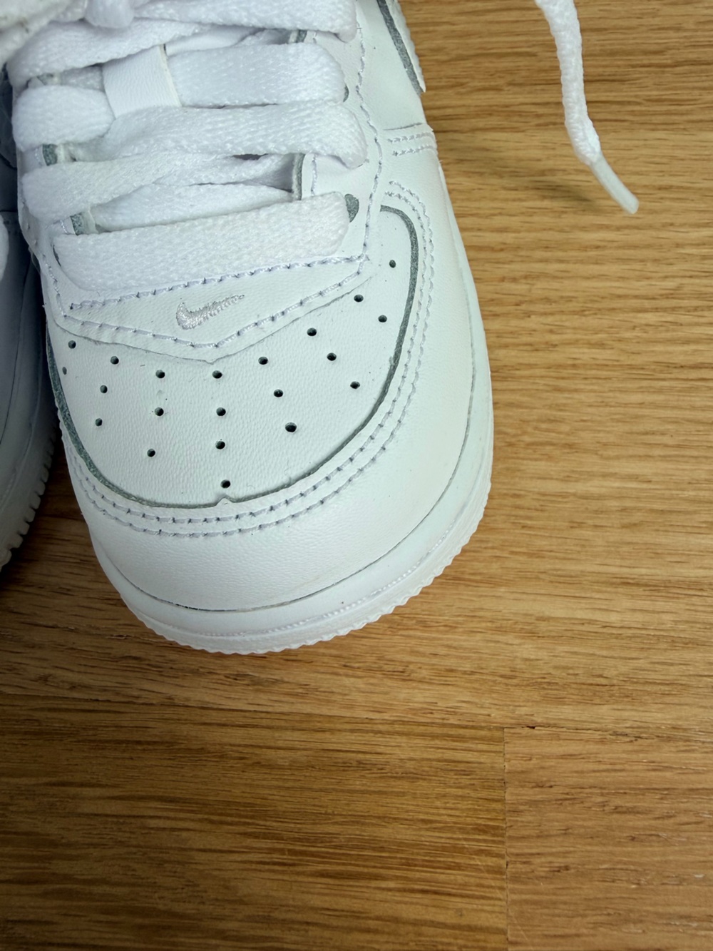 Nike Court Borough Mid 2 White High Top Sneakers Baby Toddler Size 4C - Picture 3 of 7